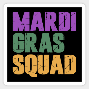 Mardi Gras Squad Sticker